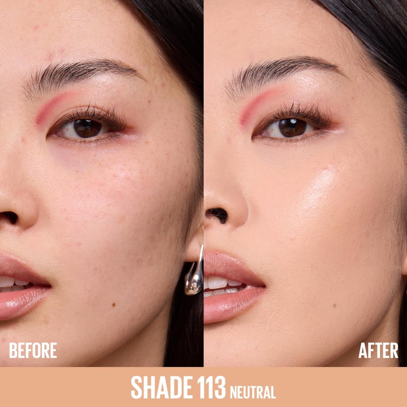 Maybelline Lifter Plump & Glow Foundation, Liquid Foundation with 2%