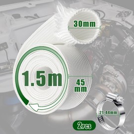 Exhaust Hose 25 mm for Power Generator 150 cm Exhaust Pipe Auxiliary Heater Insulation Hose Fibreglass Sleeving