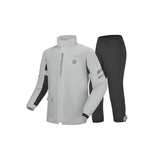 Benke Men's Rain Suit Top and Bottom Set, Lightweight, Easy