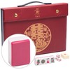Yellow Mountain Imports Chinese Mahjong Set - “Rouge Harmony” -