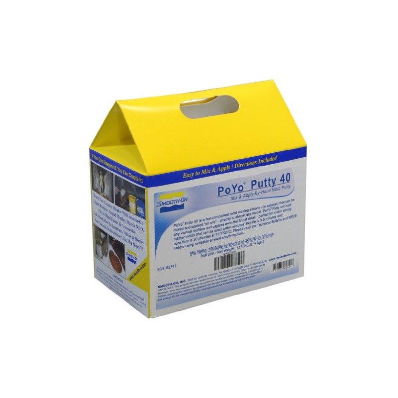 PoYo Putty 40 - Mix & Apply-by-Hand Mold Putty -