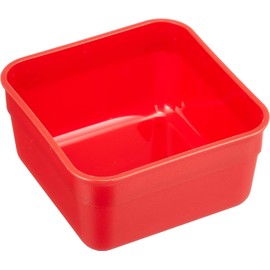 Tatsumiya 590517 590517 18.0 Double Box Divider Small Bowls Set of 4, Red, 7.8 fl oz (200 ml) x 4