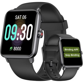 Pedometer Watch Senior Friendly No App/Phone Required, Waterproof Fitness Tracke