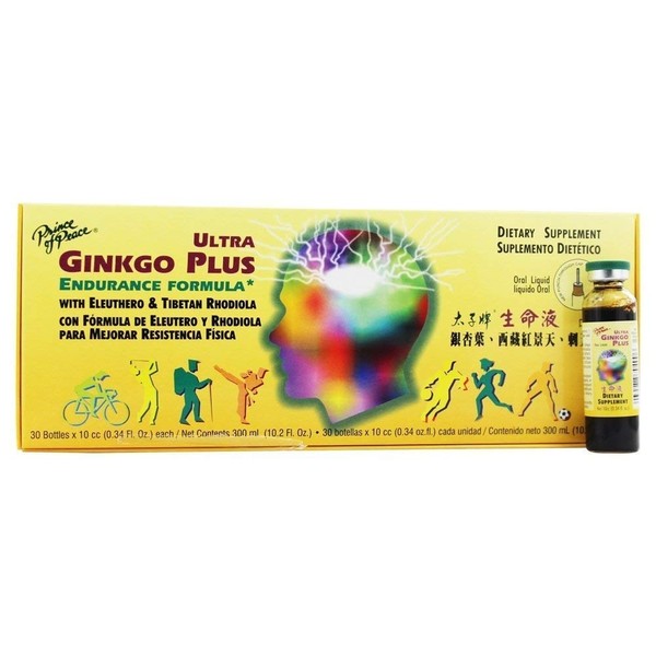 Prince Of Peace - Ultra Ginkgo Plus, 30 fl oz vials