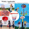 Small Replacement Net for Mini Basketball Hoop, Fits 6 Loops,