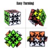 SHONCO Magic Cube,Gear Cube, Speed Cube, 360-degree Rotatable Mechanical Gear