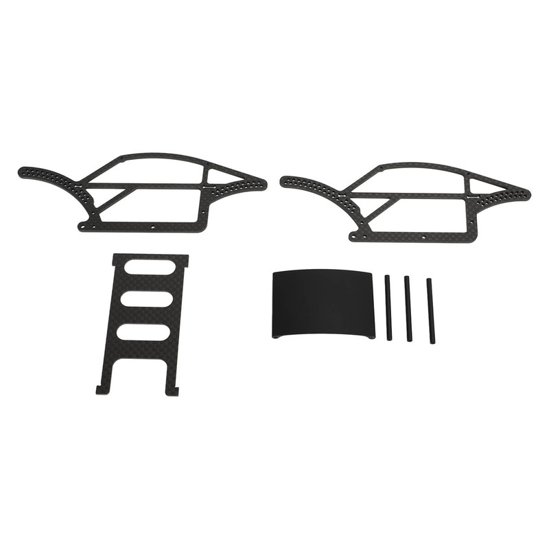 1/18 Carbon Fiber Frame Black Flexibility Carbon Fiber Chassis Kit