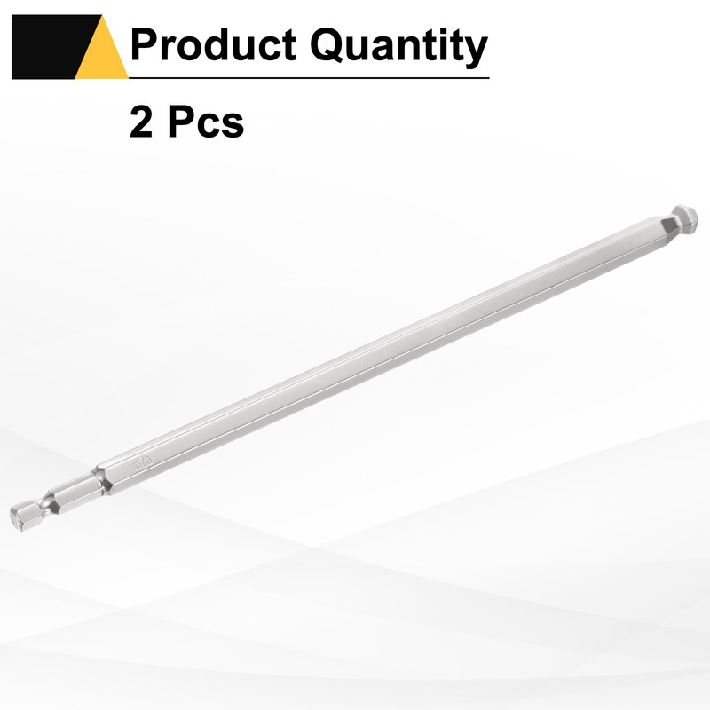 sourcing map 2pcs Ball End Hex Screwdriver Bit H8 (8mm)
