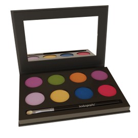 Bodyography Makeup Palette - Vibrant Eyeshadow with High Color Payoff (Pure Pigment Palette)