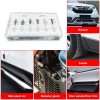 carauto2000 100PCS Retainer Clips Body Bumper Rivet Retainer Trim Molding