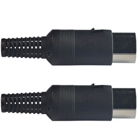 CESS DIN Male Plug 3-Pin Connector - 3 Pin DIN Jack (2 Pack), Dependable Design, Easy to Solder