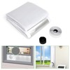 Memrita Portable AC Window Seal Kit with Mesh Screen, Double