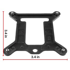 Replacement Parts CPU Backplane Radiator Holder Radiator Base Insulated Holder Compatible with Intel LGA 1150 1151 1155 1156
