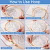 SmoothNovelty DIY Punch Needle Kits for Beginners with Hoop Embroidery