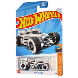 Hot Wheels Bone Shaker 3/5 HW Track Champs, White Treasure Hunt