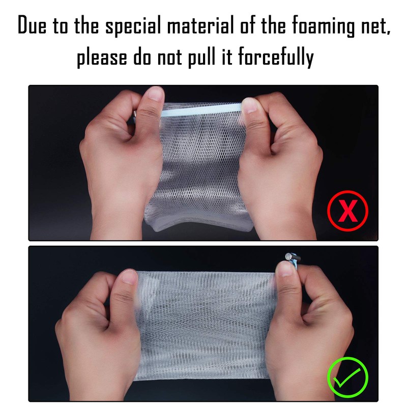 Cobahom Soap Bag 6 Pack 6 x 3.5 Inch Mesh