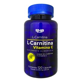 5h8 L-carnitina + Vitamina C 120 Cápsulas Termogénicas Sabor Sin sabor