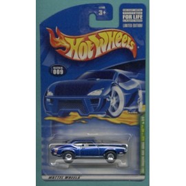 Mattel Hot Wheels 2001 Treasure Hunt 1:64 Scale Blue Oldsmobile Olds 442 9/12 Die Cast Car #009