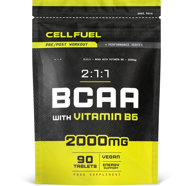 BCAA Tablets | 2000mg BCAAs per Serving | 90 Vegan