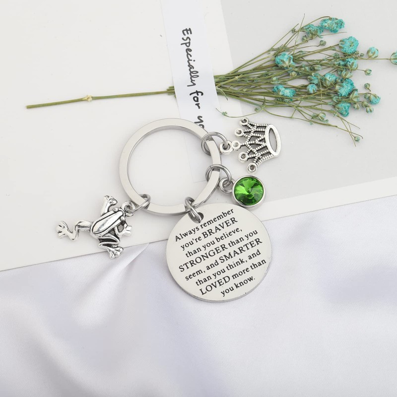 WSNANG Frog Inspired Gift You Are Braver Stronger Smarter Than