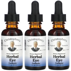 Christopher's Original Formulas Herbal Eye Formula Liquid 1 fl.oz Each (3 Packs)