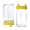 ABS Sprout Lid with Stainless Steel Screen for Wide Mouth