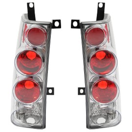 KUAFU Pair Tail Lights Assembly Compatible with 1996-2002 Chevy Express GMC Savana 1500 2500 3500 Taillights Rear Lamp Driver & Passenger Side Replacement for GM2800156 GM2801156