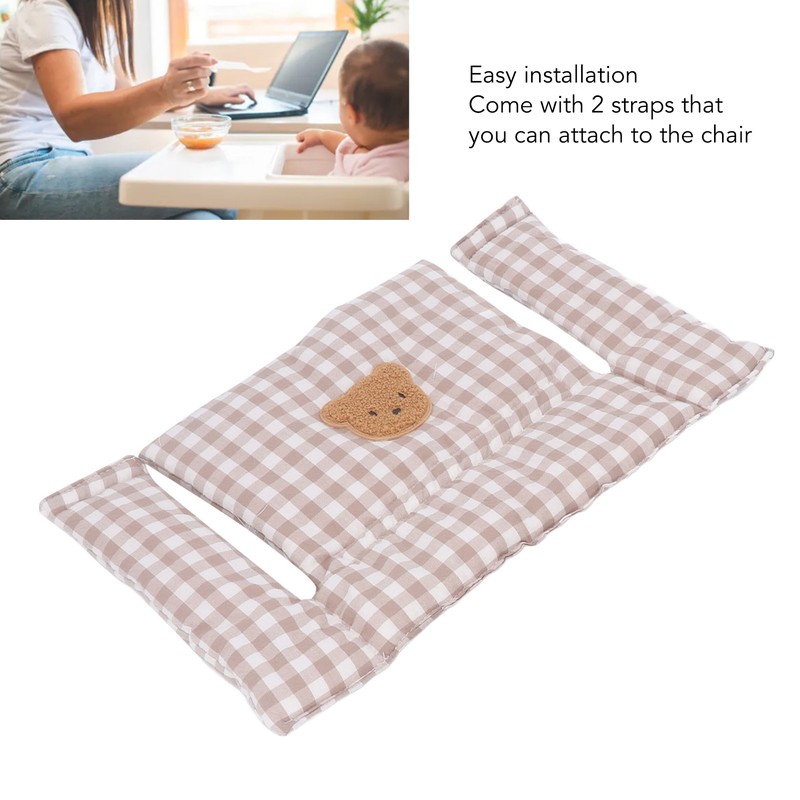 Baby Dining Chair Cushion Lightweight Portable Soft High Chair Pad