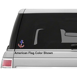 Vinyl Junkie Graphics Boat Anchor Sticker Custom Graphic Decal for Notebook car Truck Laptop Many Color Options (Red Pink)