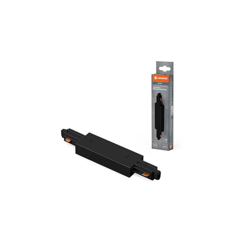 LEDVANCE Rail Light, Centre, Power Supply, Black, Plastic, IP20