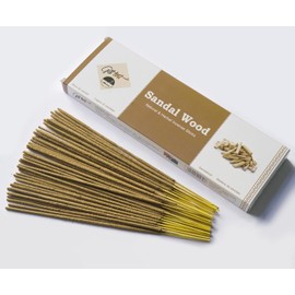 Giftbrit Sandalwood Natural & Herbal Incense Sticks 100 Sticks With Incense Holder For Meditation, Yoga, Church, Relaxation, Healing and Positivity