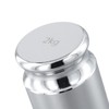 TAICHEUT 2PCS M1 2Kg Calibration Weights, High Precision Steel Gram