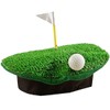 Mens Womens Crazy Golf Beret Hat with Ball and Flag