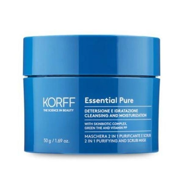 Korff Essential Pure 2 In 1 Purifying And Scrub Mask
