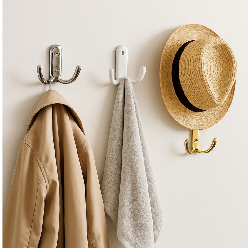 bricoleva.it Wall Coat Hooks for Coats, Hats and Bags -