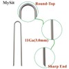 MySit 25 Pack 12 Inch Garden Stakes Heavy Duty 11