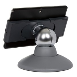 Durable Tablet Holder Motion (for Tablets 7-13 Inches, 360 Degrees Rotation) Silver/Charcoal (893623)