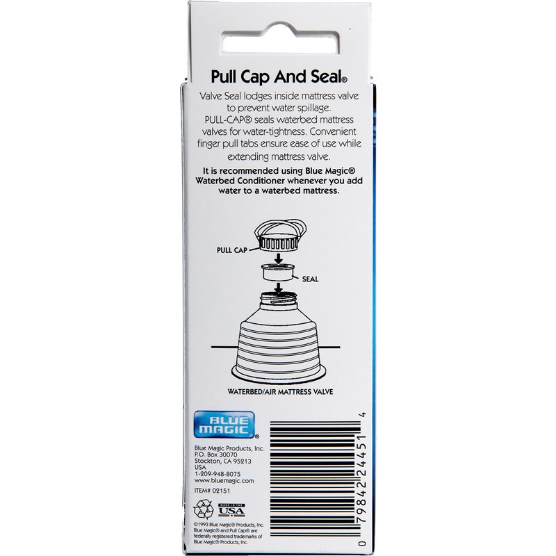 Blue Magic Waterbed Pull Cap & Seal