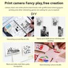 Pocket Photo Printer Wireless Thermal Label Printer 1080P Instant Print