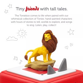Tonies Lion King Toniebox Figurine Simba Audio Story with Songs for Kids Ages 3+