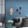 MINCORD 3Pcs Industrial Pipe Decor Coat Hook Racks - Heavy