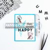 OTCRAFT 6 Inches/15cm Acrylic Clear T-Square Ruler, inches and metric,