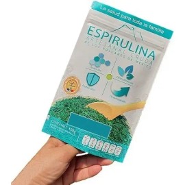 Alga Espirulina Cruda Producida En Nayarit 100g,                                                                                                      