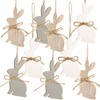 Logbuch-Verlag 9 Wooden Easter Pendants Easter Bunny Wooden Pendant 9.5