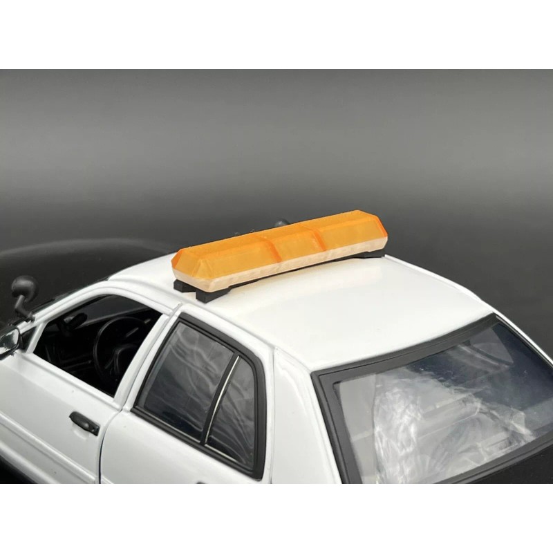 Non-operating Lightbar 1/18 Scale Amber Code 3 MX7000 Lightbar W/