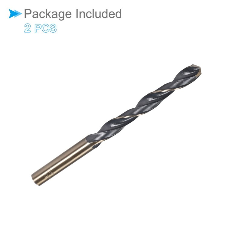 CoCud Twist Drill Bit 8.5mm Cutting Edge Titanium Nitride Coated