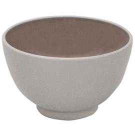 Ishida 67894 Plastic Soup Bowl Antibacterial Spica Silver Gray