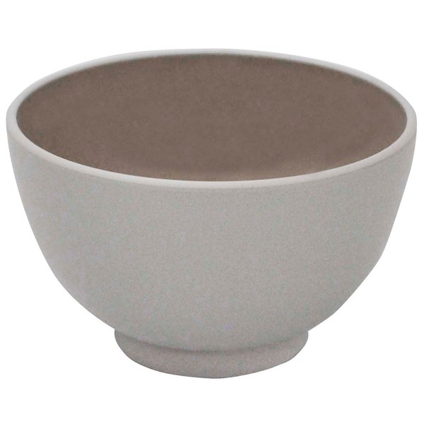 Ishida 67894 Plastic Soup Bowl Antibacterial Spica Silver Gray