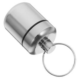 TEHAUX Portable Case with Keychain Stylish Earbud Organizer for Noise Canceling Sealed Storage for Clean and Dry Grey Color Design