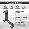ROMELACK Ditch Light Bracket Heavy Duty Steel Hood Mount Brackets
